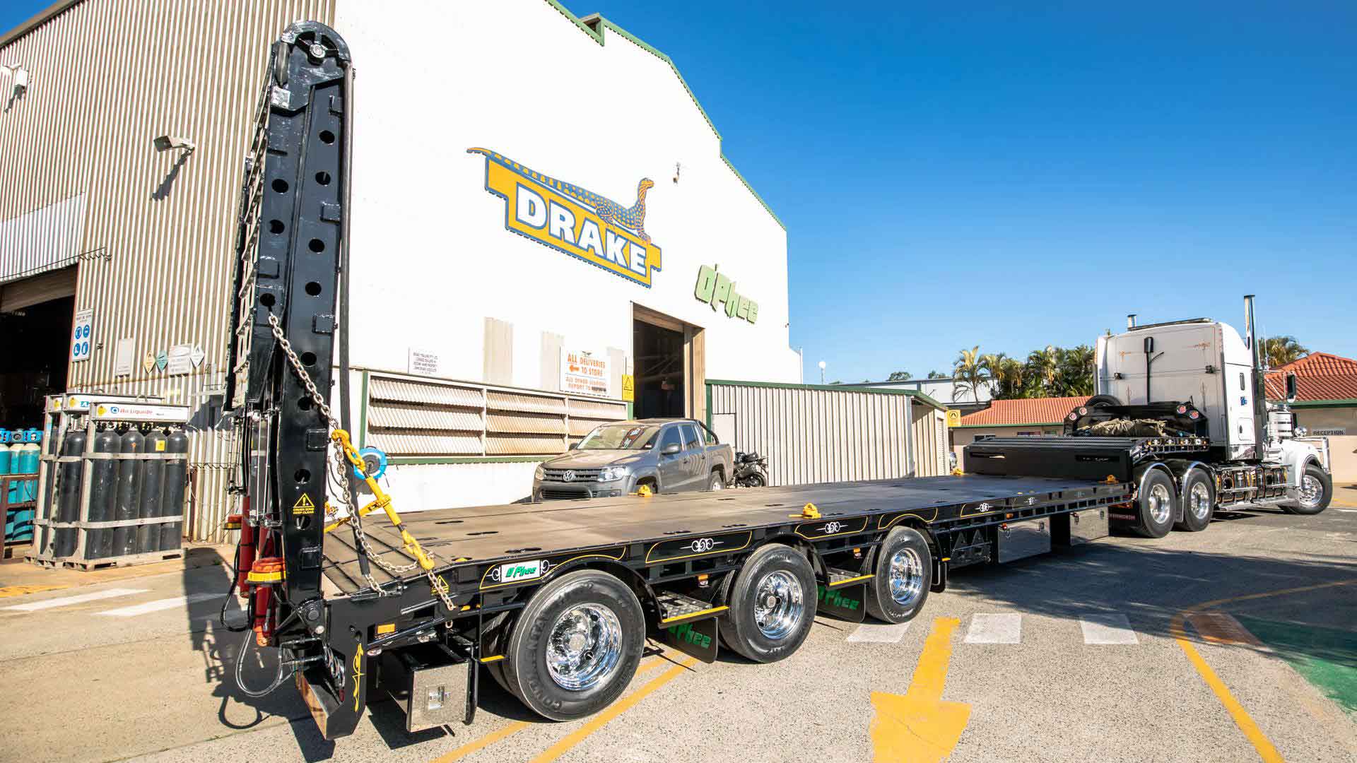 heavy haulage trailer